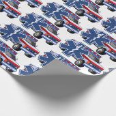 Ems-Krankenwagen Geschenkpapier (Ecke)