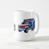 Ems-Krankenwagen Kaffeetasse (VorderseiteRechts)