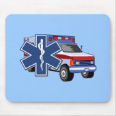 Ems-Krankenwagen Mousepad (Vorne)