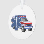 Ems-Krankenwagen Ornament (Vorderseite)