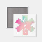 EMS-Logo - "Cotton Candy" Magnet (Vorderseite/Rückseite)