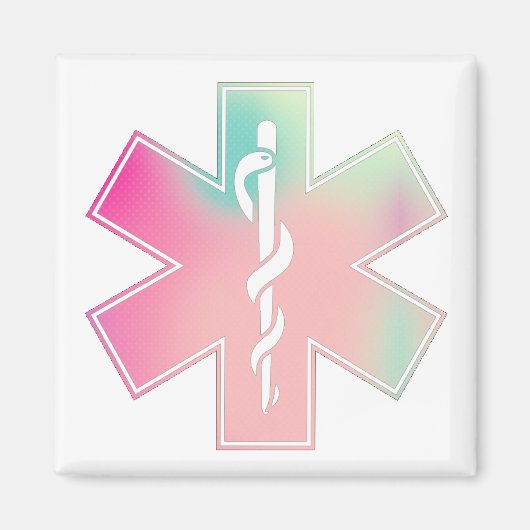 EMS-Logo - "Cotton Candy" Magnet (Vorne)