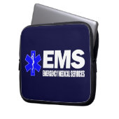 EMS - Medizinische Notfalldienste Laptopschutzhülle (Vorderseite Links)