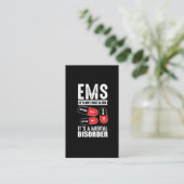 EMS Mental Disease Awareness ambulance paramedid Visitenkarte (Stehend Vorderseite)