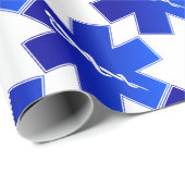 Ems-Notärztliche Bemühung Geschenkpapier (Rolleneckpunkt)