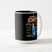 EMS-Notfallanatomie eines EMT Zweifarbige Tasse (VorderseiteRechts)