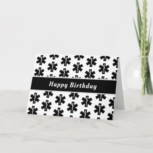 EMS-Notrufzeichen  Karte (Vorderseite)