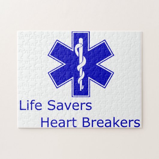 EMS Paramedic EMT Fire Creative Puzzle (Horizontal)