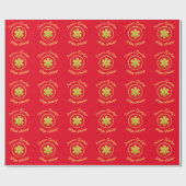 EMS Personalisiert Weihnachtsgeschenkwrap Geschenkpapier (Flach)