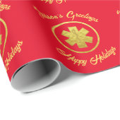 EMS Personalisiert Weihnachtsgeschenkwrap Geschenkpapier (Rolleneckpunkt)