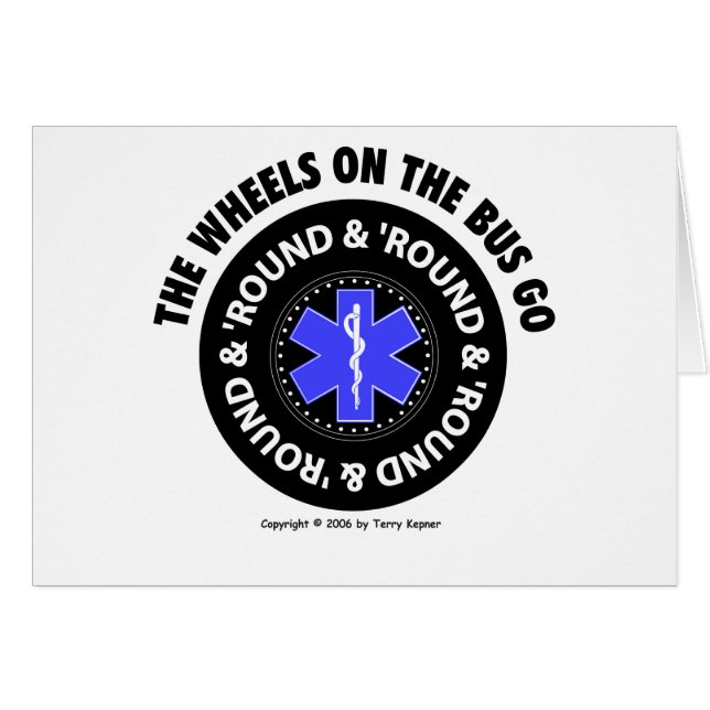 EMS - Räder auf dem Bus - Reifen #2, Karte (Vorderseite (Horizontal))