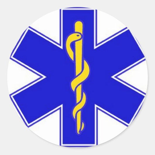 EMS RUNDER AUFKLEBER (Vorderseite)