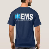 Ems-Shirt mit kleinem Text T-Shirt (Rückseite)