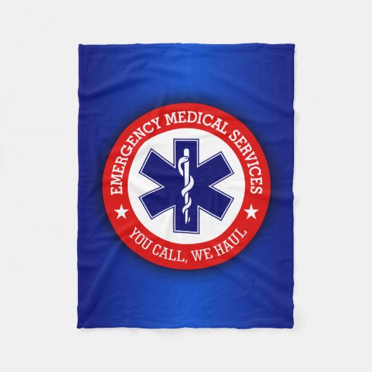 EMS (Sie rufen an, wir Haul) Fleecedecke (Vorderseite)