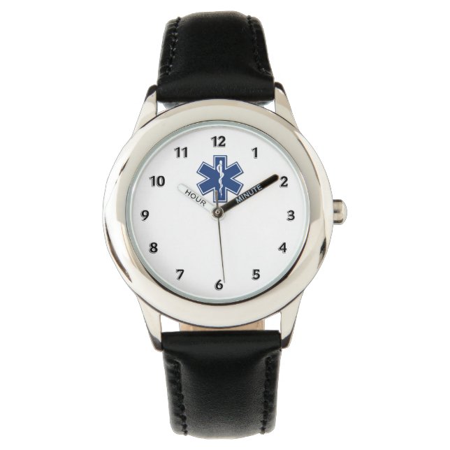 EMS Star of Life Armbanduhr (Vorderseite)