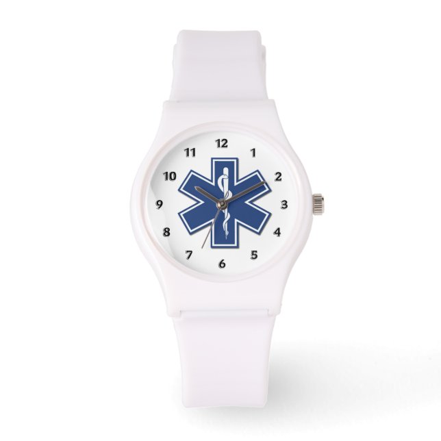 EMS Star of Life Armbanduhr (Vorderseite)