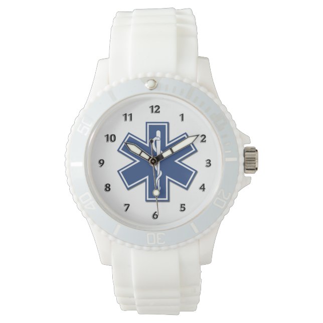 EMS Star of Life Armbanduhr (Vorderseite)
