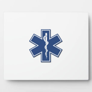 EMS Star of Life Fotoplatte