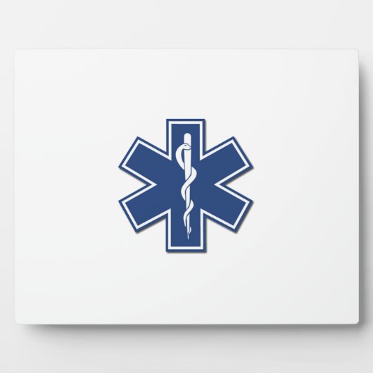 EMS Star of Life Fotoplatte (Vorderseite)