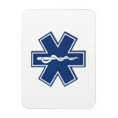 EMS Star of Life Magnet (Vertikal)