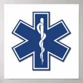 EMS Star of Life Poster (Vorne)