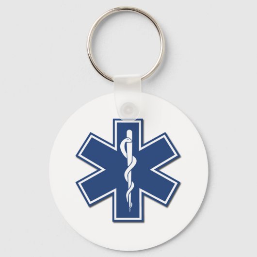EMS Star of Life Schlüsselanhänger (Vorderseite)