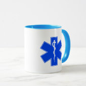 EMS Star of Life Tasse (VorderseiteRechts)