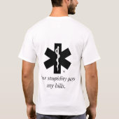 Ems-Stern des Leben-T-Shirts - humorvoll T-Shirt (Rückseite)