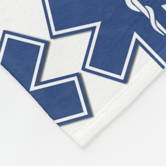 Ems-Stern des Lebens Fleecedecke (Ecke)