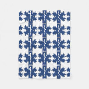 Ems-Stern des Lebens Fleecedecke