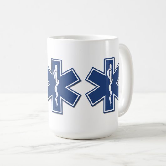 Ems-Stern des Lebens Kaffeetasse (VorderseiteRechts)