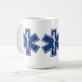 Ems-Stern des Lebens Kaffeetasse (Vorderseite Links)