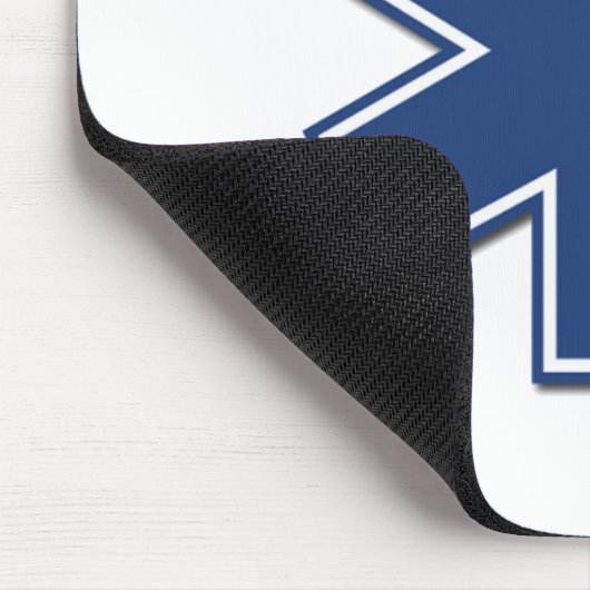 Ems-Stern des Lebens Mousepad (Ecke)