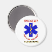 EMS SUPERVISOR MAGNET (Vorderseite/Rückseite)
