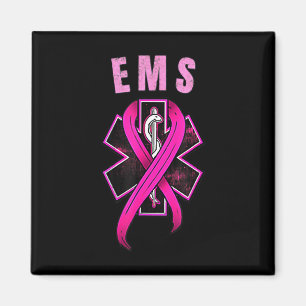 Ems-Symbol für ein kurses Brustkrebs-Bewusstsein r Magnet