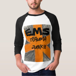 EMS-Trauma-Junkie, Orange und Grafit T-Shirt