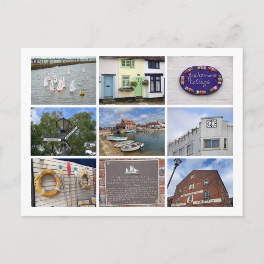 Emsworth Feiertagspostkarte (Vorderseite)