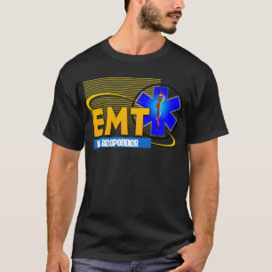 EMT 1. BEANTWORTER-NOTmedizinischer TECHNIKER T-Shirt