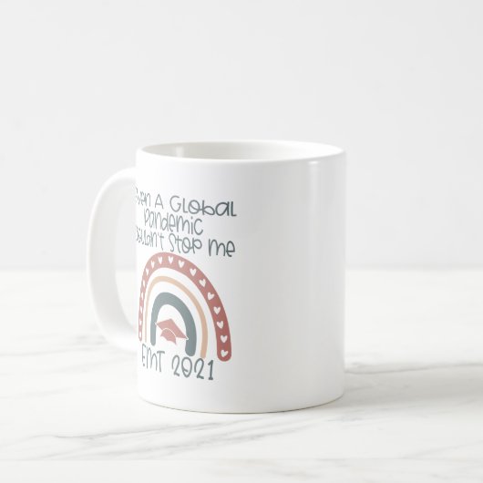 EMT Abschluss 2021 Paramedic EMS Geschenk Kaffeetasse (Vorderseite Links)