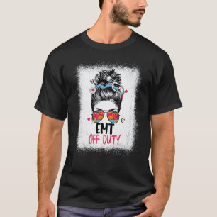 Emt Außerdienstliche Krankenschwester Stethoskop U T-Shirt
