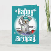 EMT Birthday Koala Karte (Vorderseite)