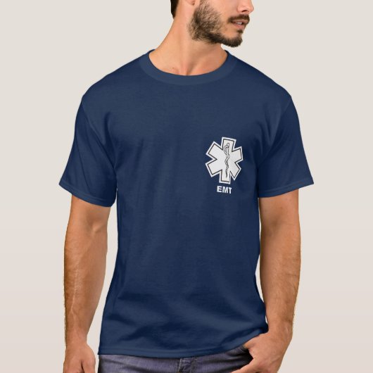 EMT Blau T-Shirt (Vorderseite)