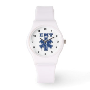 EMT blauer Stern des Lebens Armbanduhr