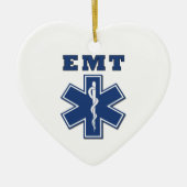 EMT BLAUER STERN DES LEBENS KERAMIK ORNAMENT (Vorne)