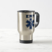 EMT Blue Star of Life Reisebecher (VorderseiteRechts)