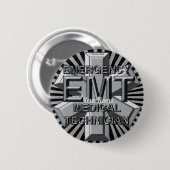 EMT-Button für graue Logos Button (Vorne & Hinten)