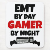 EMT by Day Gamer by Night Mousepad (Vorne)