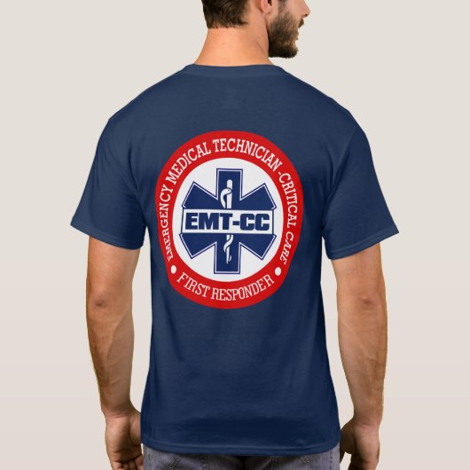 EMT-CC (Emergency Medical Tech - Critical Care) T-Shirt (Rückseite)