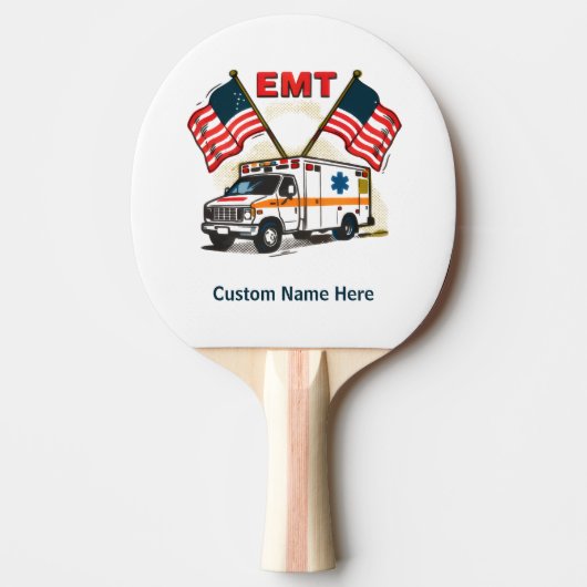 EMT Custom Gift, Perfect for first responders Tischtennis Schläger (Vorderseite)