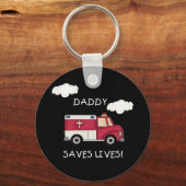 EMT Daddy Rette Leben Schlüsselanhänger (Vorderseite)